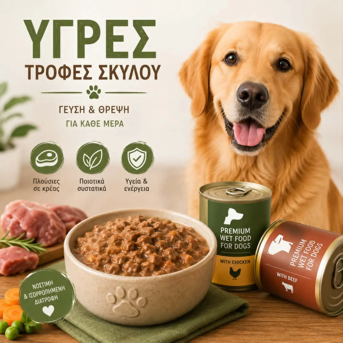 Υγρή Τροφή Σκυλου
