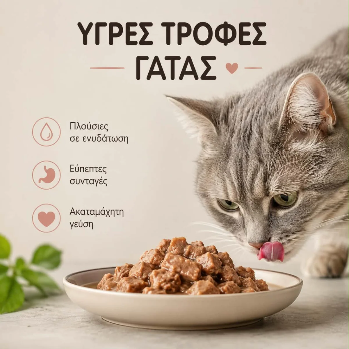 Υγρή Τροφή Γάτας