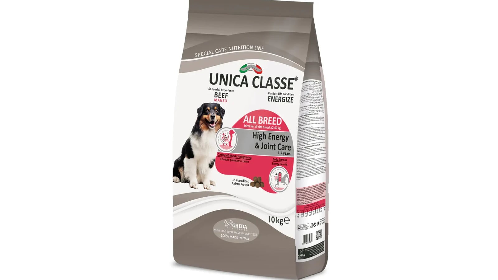Unica Classe All Breed High Energy & Joint Care με Μοσχάρι 10kg