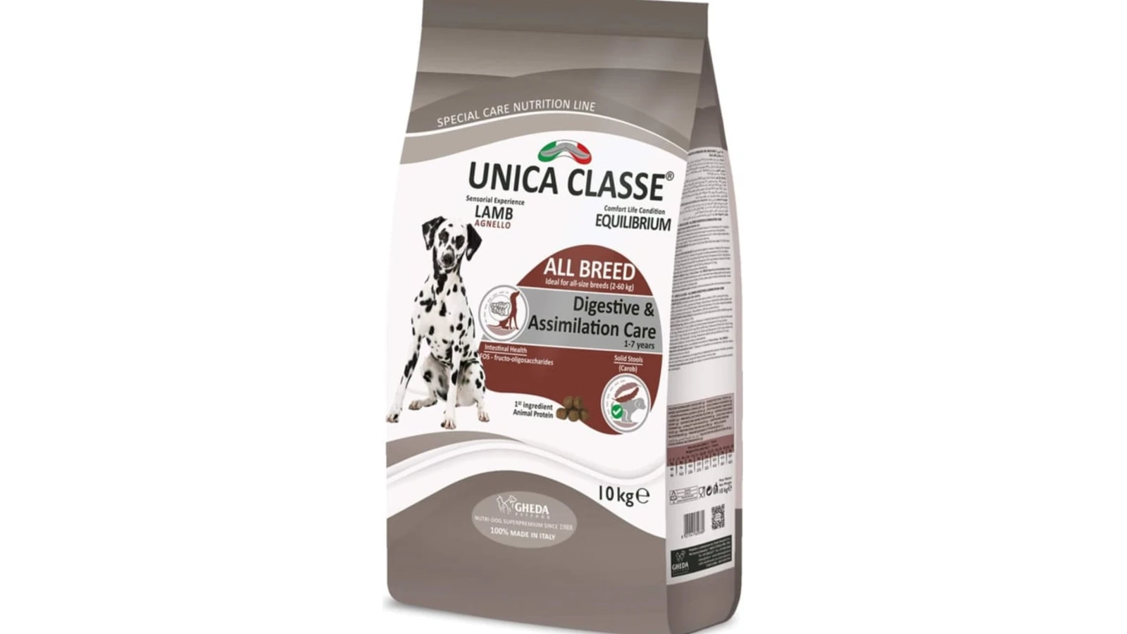 Unica Classe All Breed Digestive & Assimilation Care με Αρνί 10kg