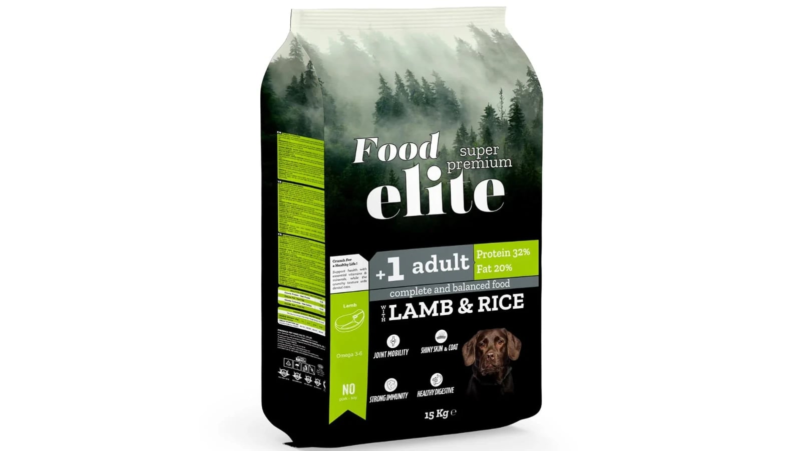 Food Elite High Energy (32 protein 20 fat) 15kg Ξηρά Τροφή για Ενήλικους Σκύλους με Αρνί & Ρύζι