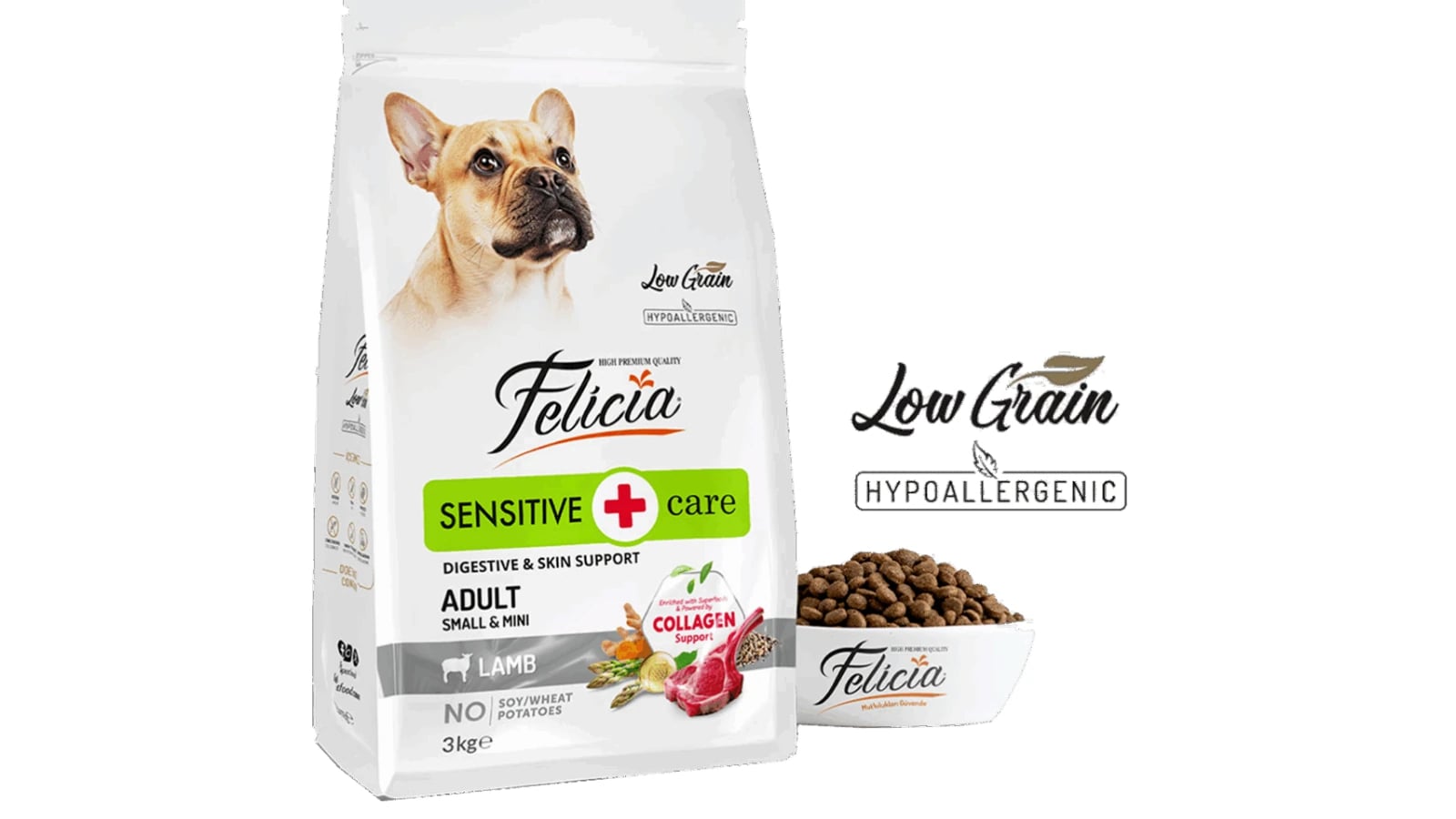 FELICIA LAMB ADULT DOG 3kg