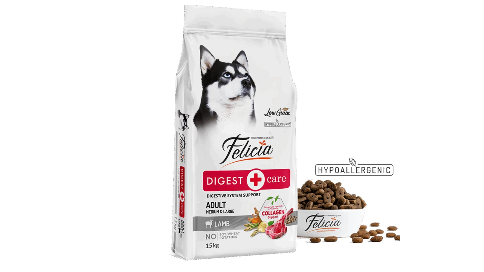 FELICIA LAMB ADULT DOG MEDIUM&LARGE 3kg