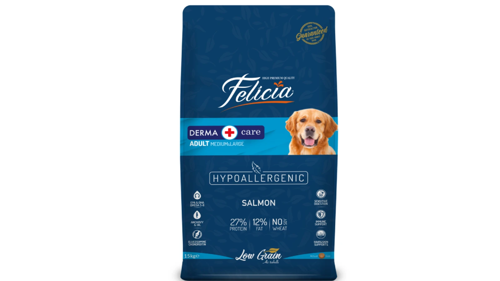 Felicia derma care Medium & Large Adult with Salmon 15kg