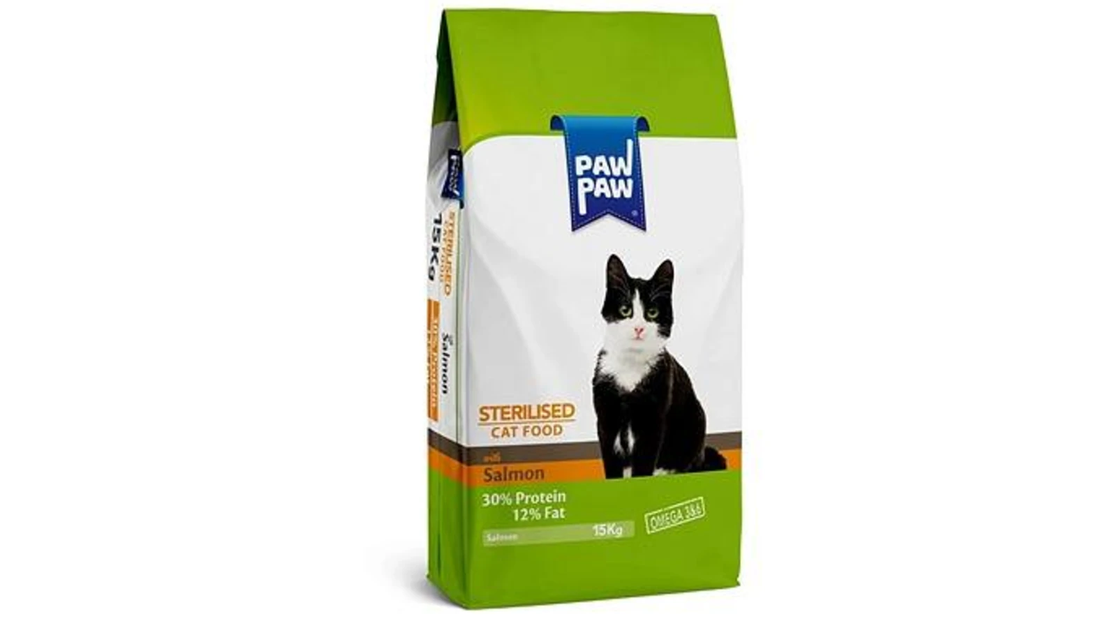 PawPaw Adult Ξηρά Τροφή Γάτας Sterilised Salmon 15kg