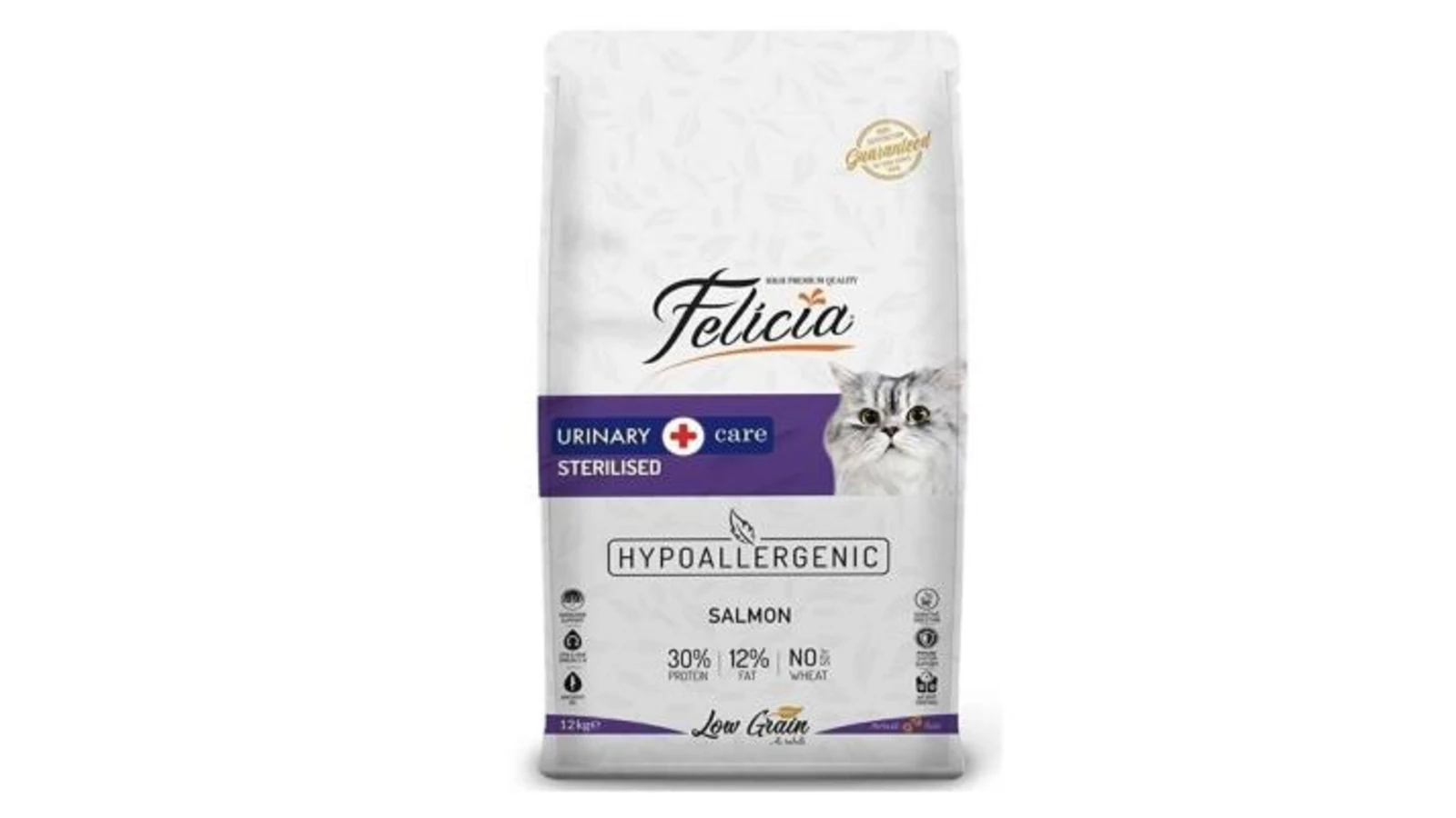 Felicia Hypoallergenic Low Grain Urinary & Sterile Salmon Cat Food 2kg