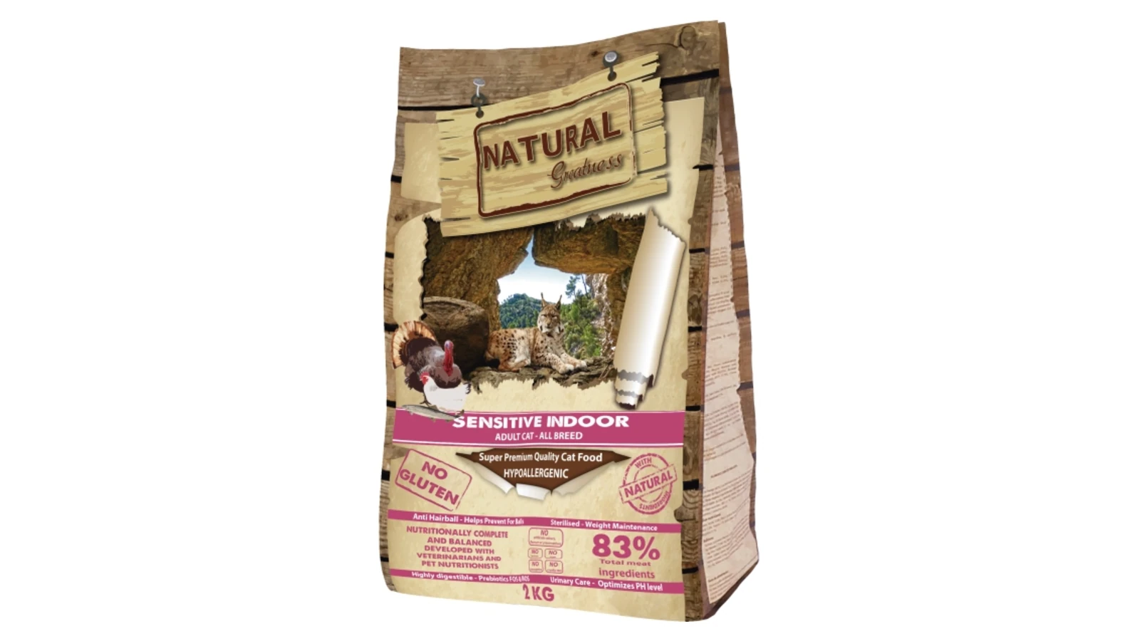 Natural Greatness Sensitive Indoor Adult All Breed 2kg