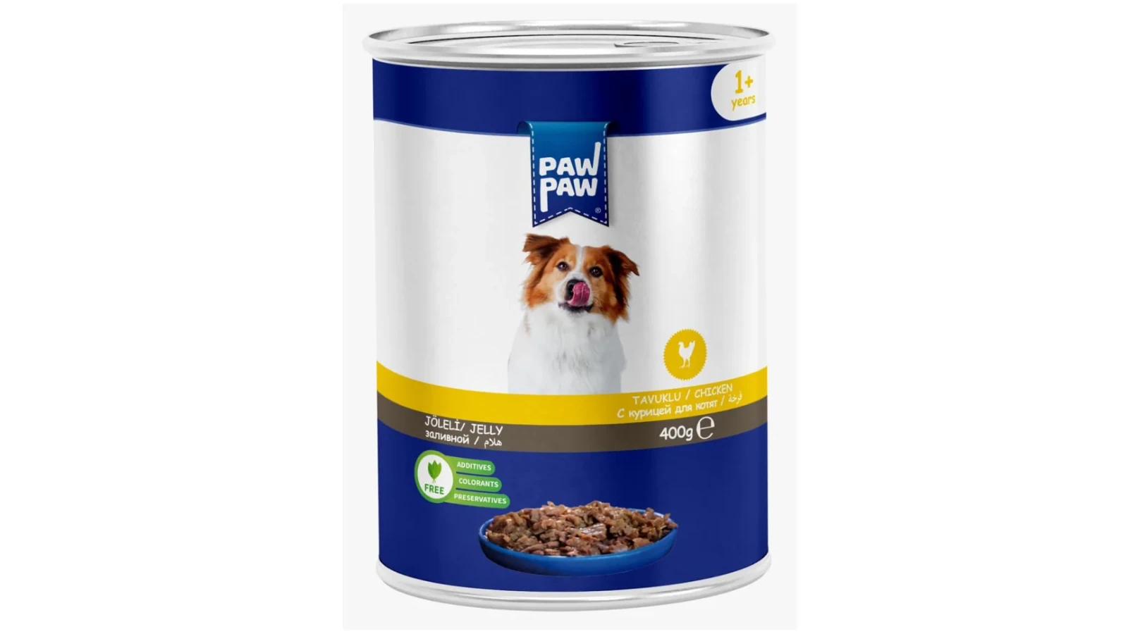 PawPaw Low Grain 400gr Υγρή Τροφή για Ενήλικους Σκύλους με Κοτόπουλο