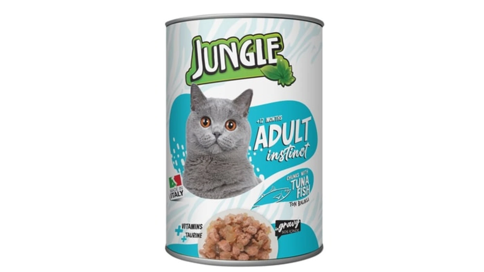 Jungle Wet Cat Food Tuna And Fish 415g