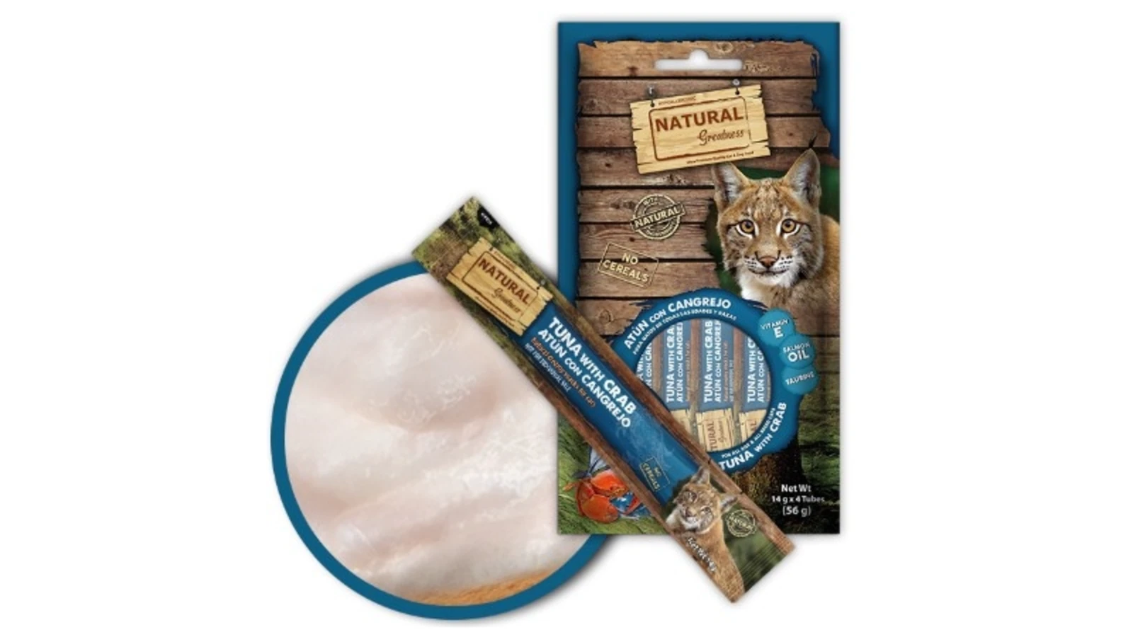 Natural Greatness Creamy Tuna with Crab - Hair & Skin Support 56g