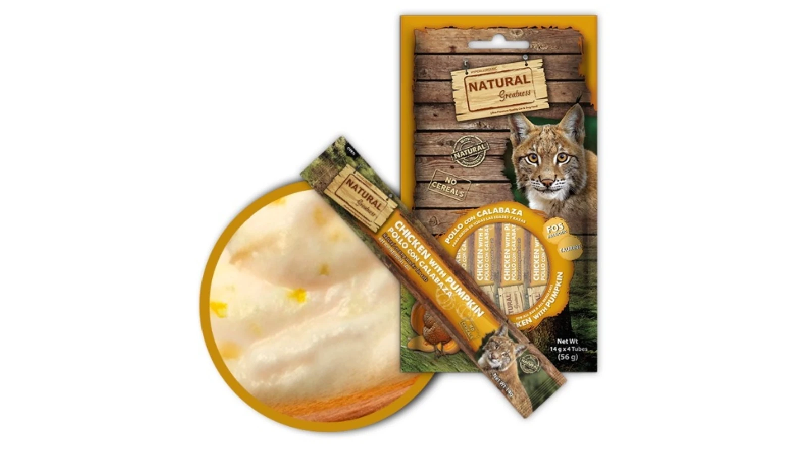 Natural Greatness Creamy Chicken with Pumpkin - Digest Support 56g