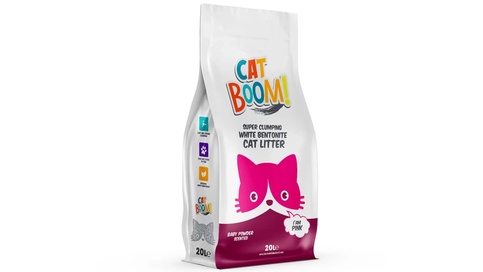 Cat Boom 20 LT Άμμος Γάτας Baby Powder