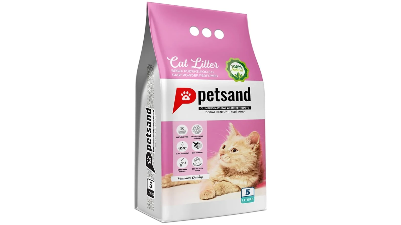 Petsand Άμμος Γάτας Baby Powder 5lt