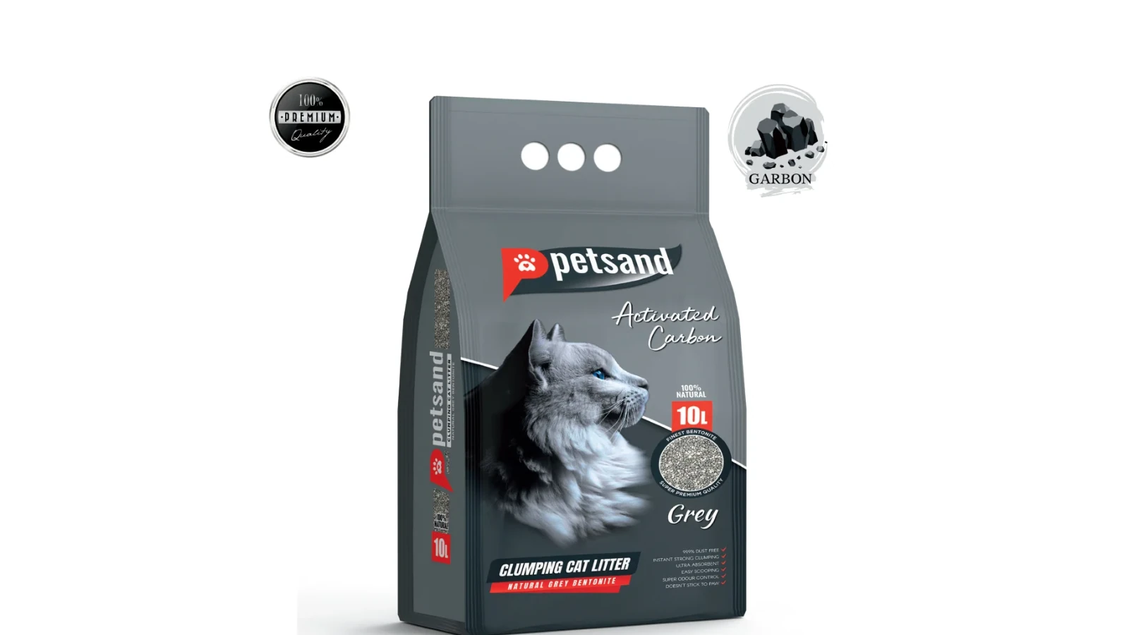 Petsand Άμμος Γάτας Grey Carbon 10lt