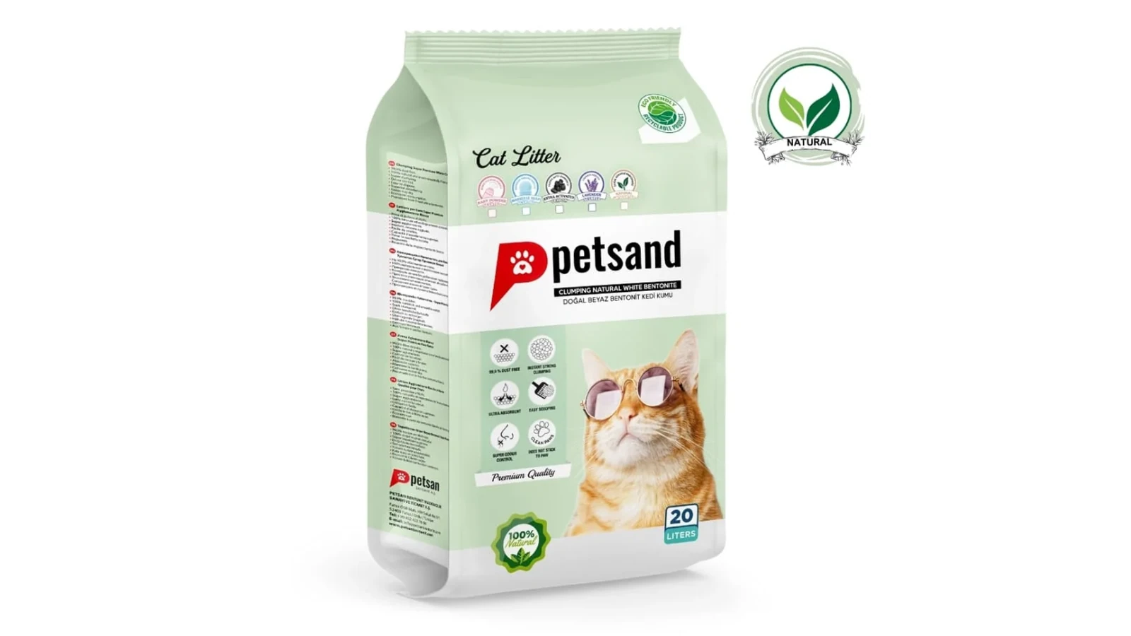 Petsand Άμμος Γάτας Natural 20lt