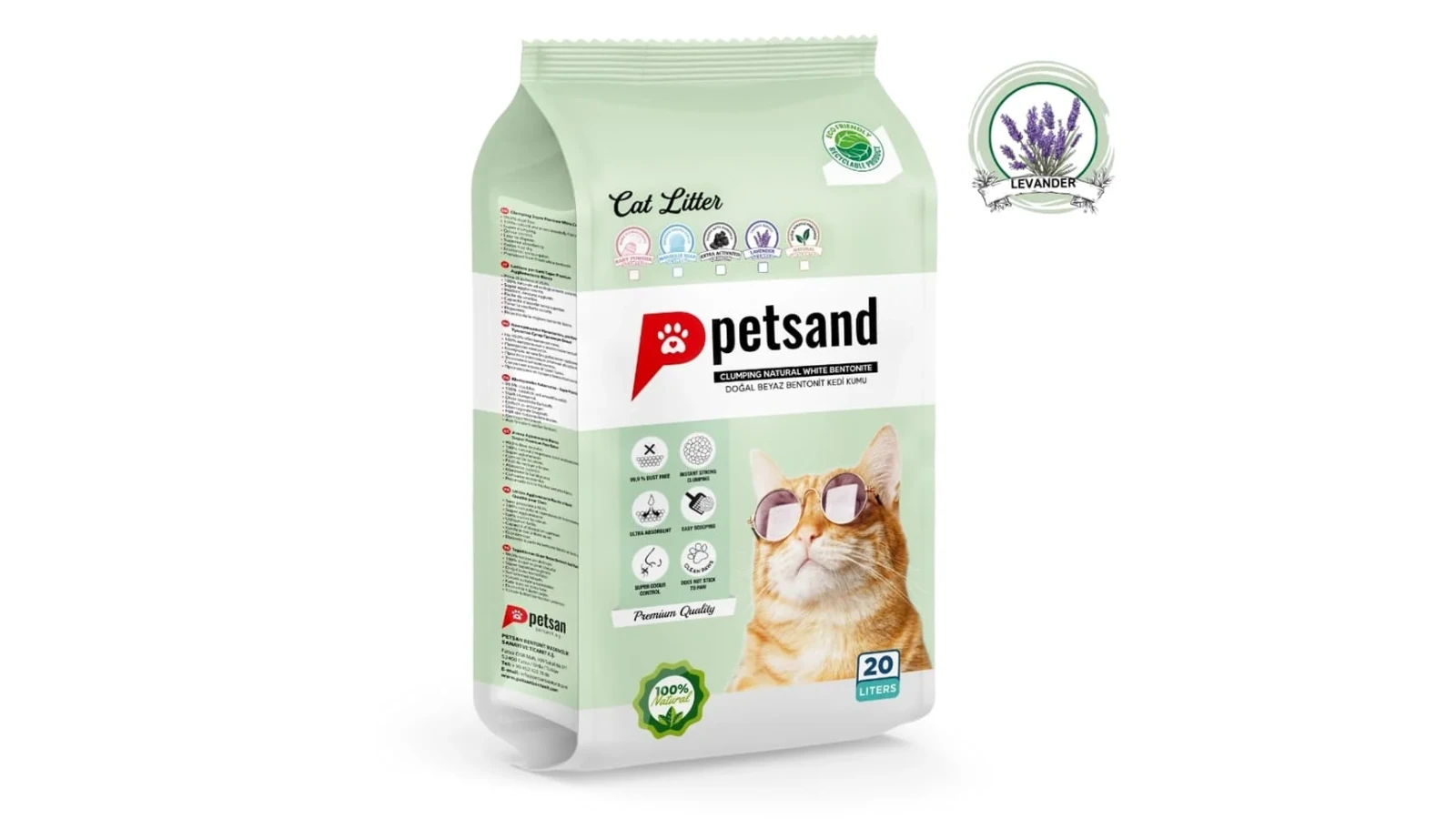 Petsand Άμμος Γάτας Levander 20lt